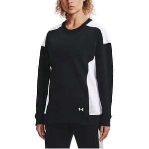 New Under Armour Women’s Volleyball Oversized Pullover Black/White Mesh M